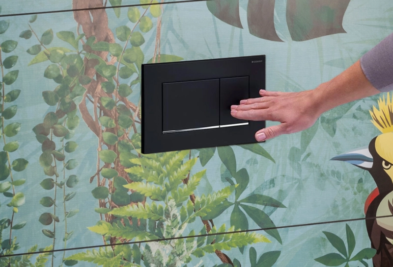 Toilet inspiratie Jungle toilet De Wilde Tegels en Sanitair