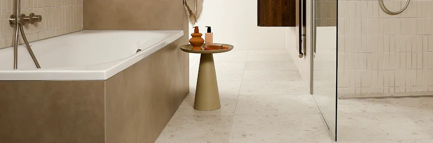 Badkamer inspiratie - Badenplus - japandi - beige - rustgevende badkamer