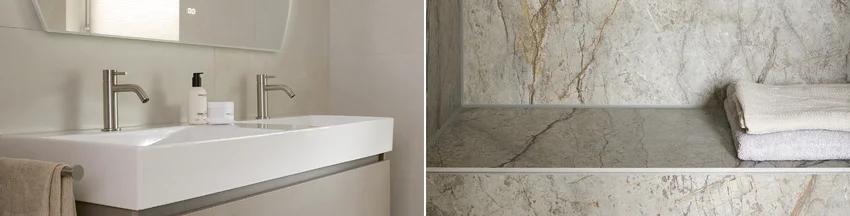 Binnenkijken bij een kleine badkamer met grandeur - Binnenkijken bij een kleine badkamer met grandeur